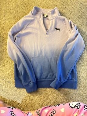 PINK Victoria's Secret Light Lavender quarter zip